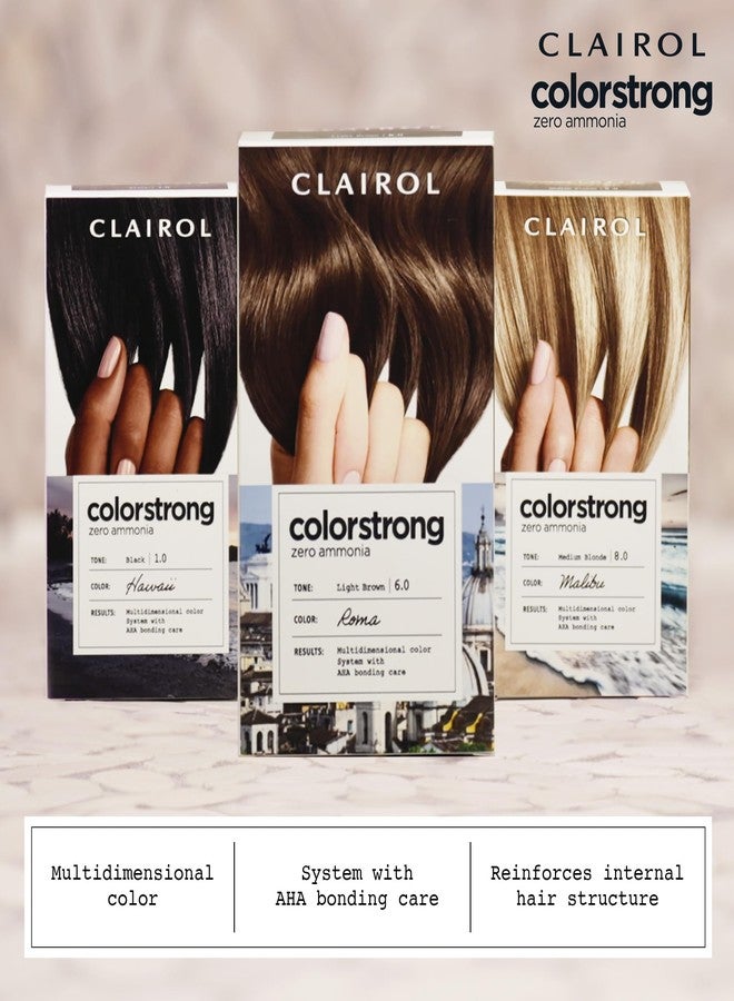 Clairol ColorStrong Permanent Zero Ammonia Hair Dye, 7.1 Dark Ash Blonde - Bora Bora Hair Color, Pack of 1 - Image 5